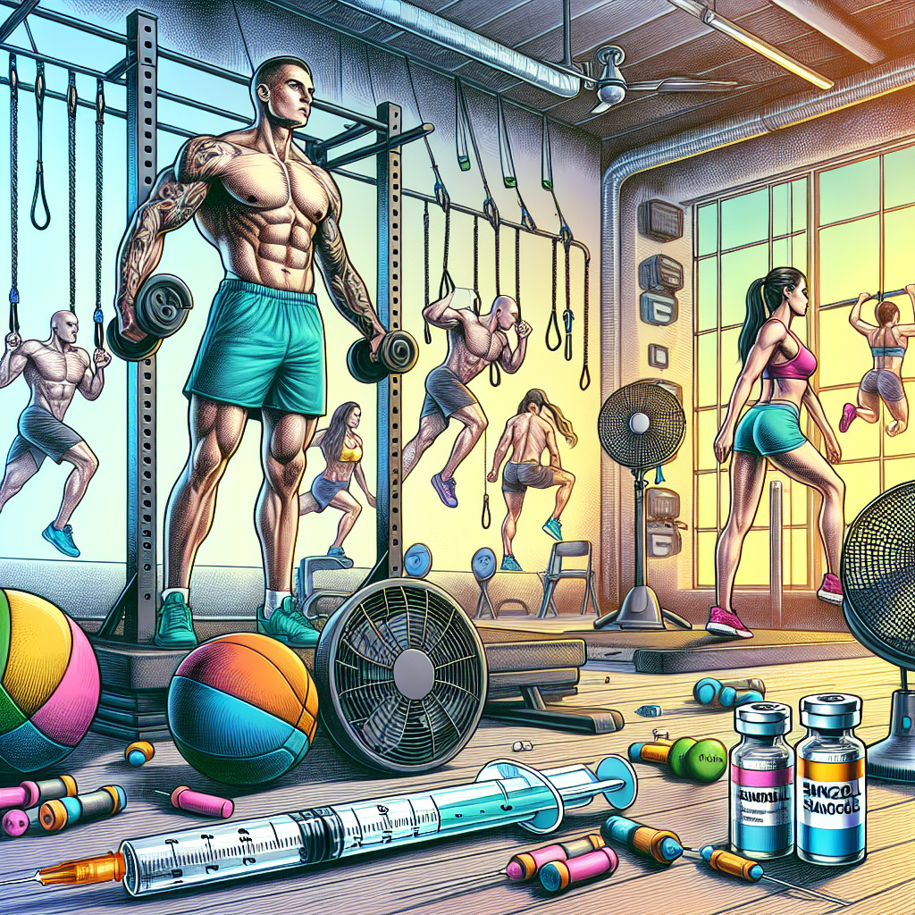Inyección de estanozolol y entrenamiento de circuito