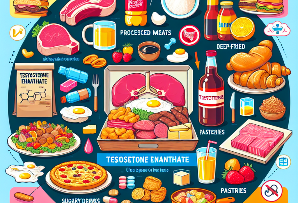 Qué alimentos debes evitar durante el ciclo con Enantato de testosterona