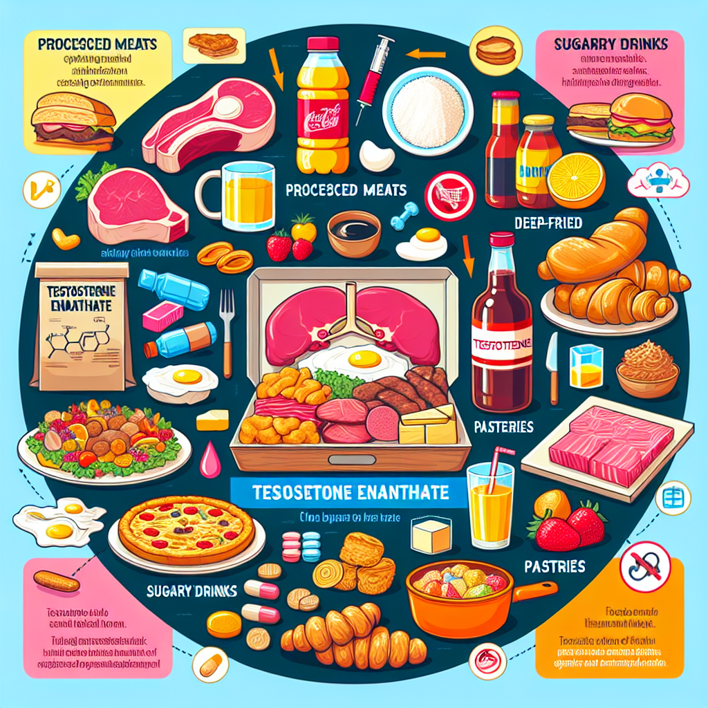 Qué alimentos debes evitar durante el ciclo con Enantato de testosterona