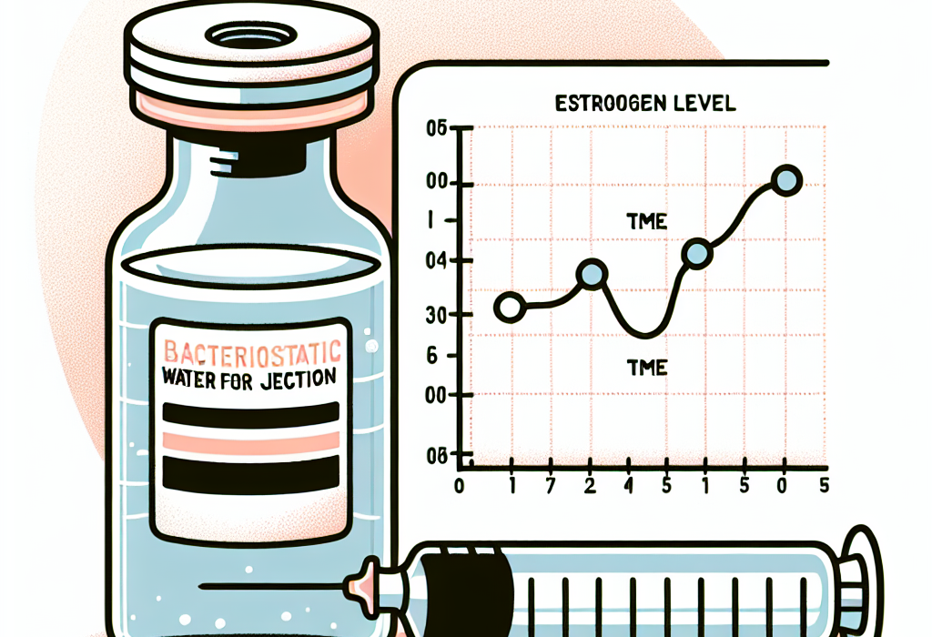 Agua bacteriostática para inyección y niveles de estrógeno