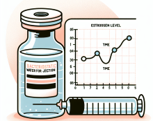 Agua bacteriostática para inyección y niveles de estrógeno