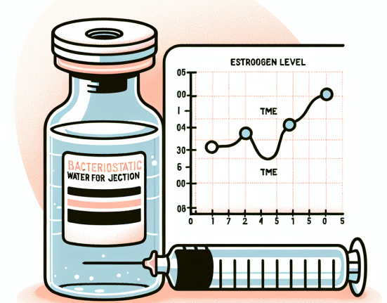Agua bacteriostática para inyección y niveles de estrógeno