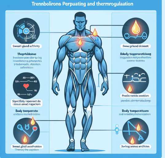 Cómo afecta Acetato de trenbolona a la sudoración y termorregulación
