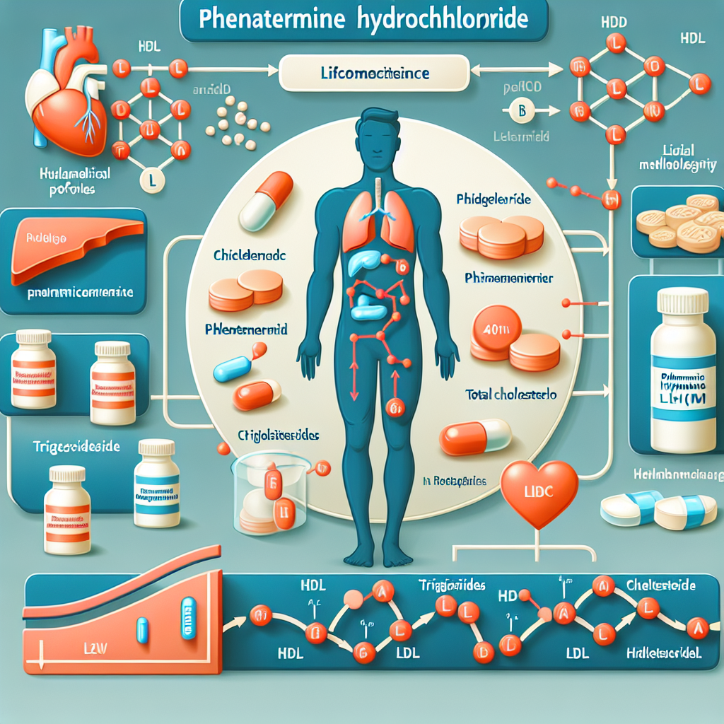 Cómo afecta Phentermine Hydrochlorid al perfil lipídico