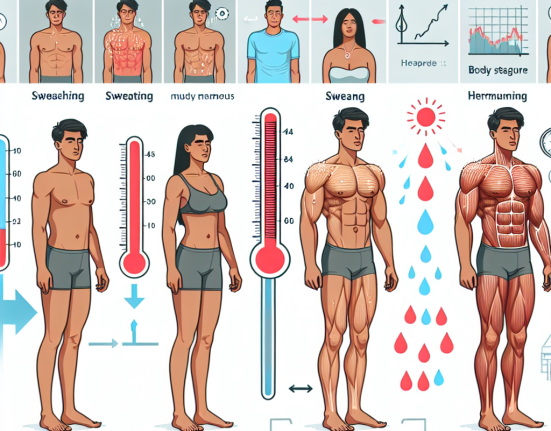 Cómo afecta Preparativos para ganar masa muscular a la sudoración y termorregulación