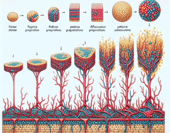 Cómo cambia la vascularización con Preparados de péptidos
