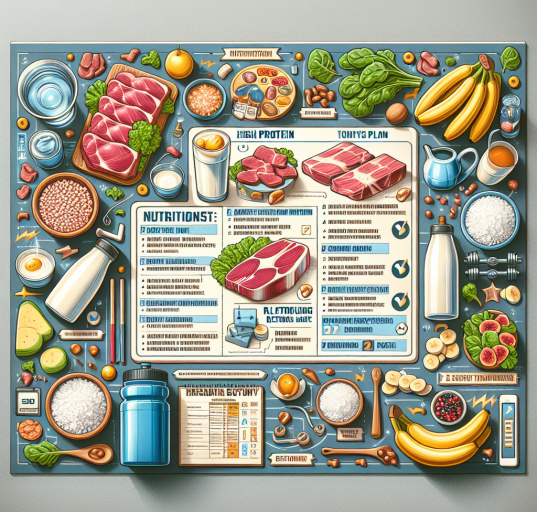 Preparativos para ganar masa muscular y retención de potasio