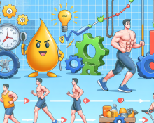 Quemadores de grasa y ritmo de crecimiento muscular en principiantes