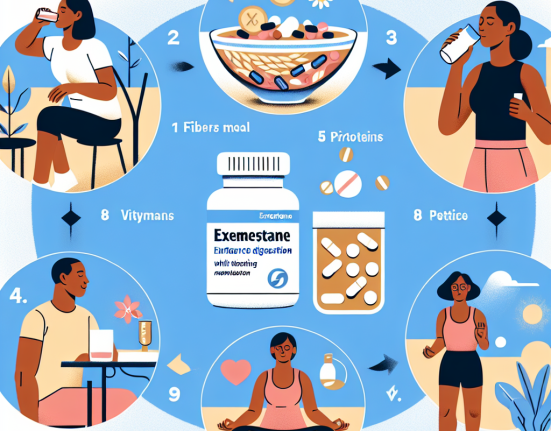 Cómo mejorar tu digestión mientras tomas Exemestane