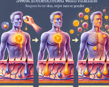 Cómo responde la piel al sudor con Vitamines