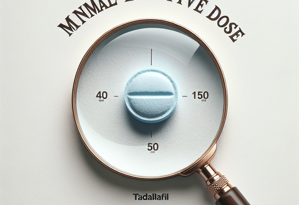 Dosis mínimas efectivas de Tadalafil