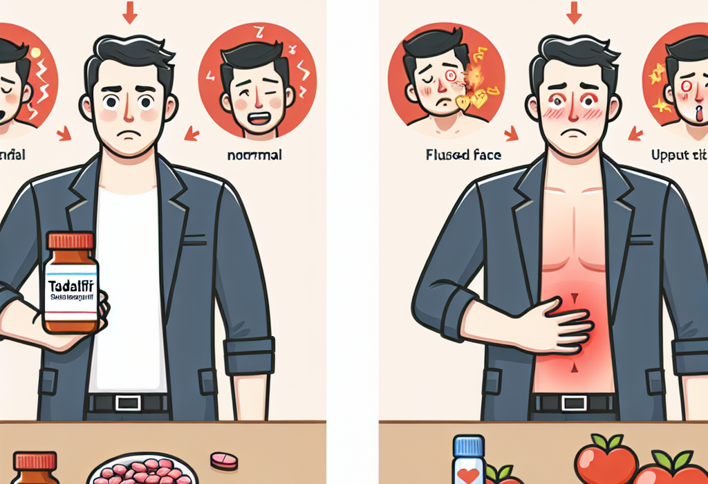 Efectos de Tadalafil sin acompañarlo de dieta