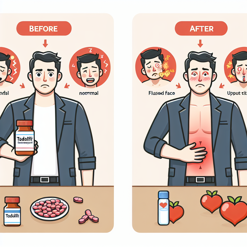 Efectos de Tadalafil sin acompañarlo de dieta