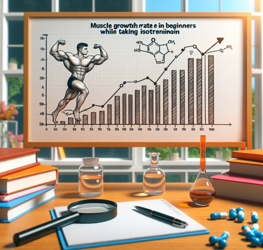 Isotretinoina y ritmo de crecimiento muscular en principiantes