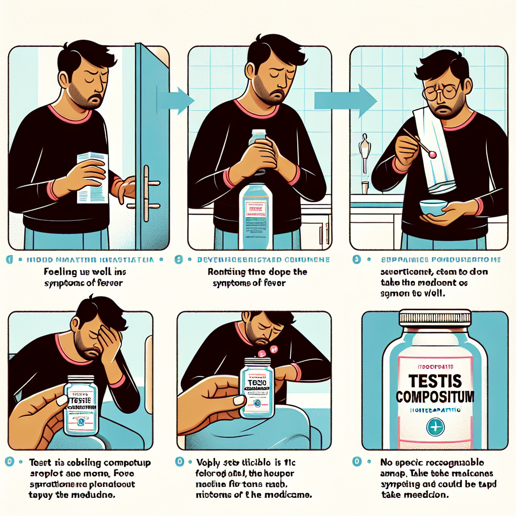 Qué hacer si tienes fiebre usando Testis Compositum