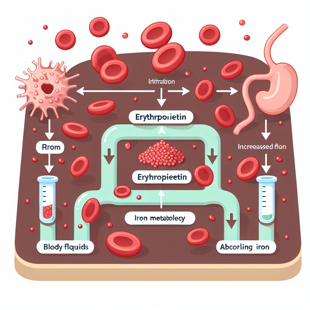 Cómo afecta Erythropoietin al metabolismo del hierro