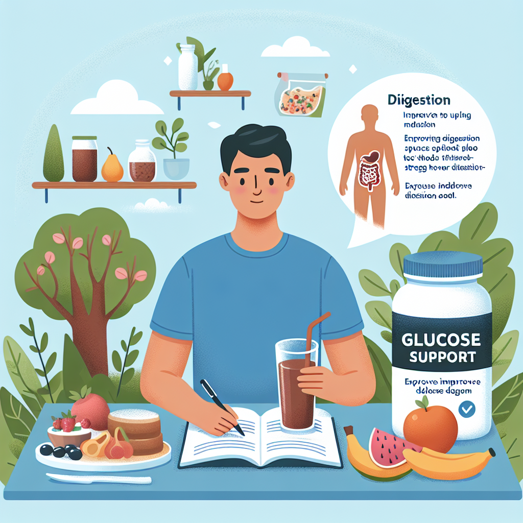 Cómo mejorar tu digestión mientras tomas Apoyo a la glucosa