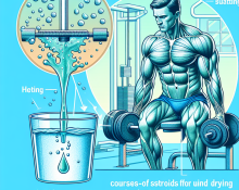 Cuánto líquido se retiene usando Cursos de esteroides para secado y modelado corporal (aumento de masa magra)