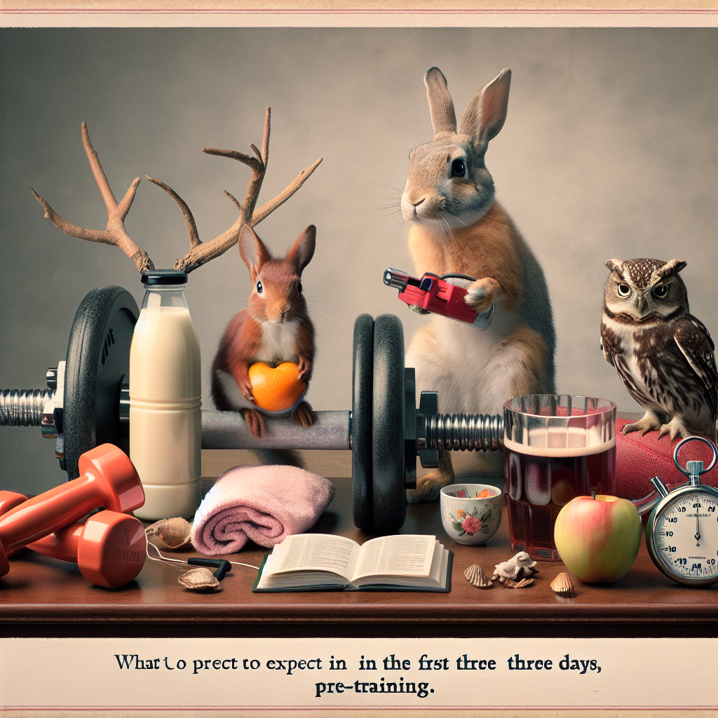 Qué esperar de los primeros 3 días con Pre-Entrenamiento