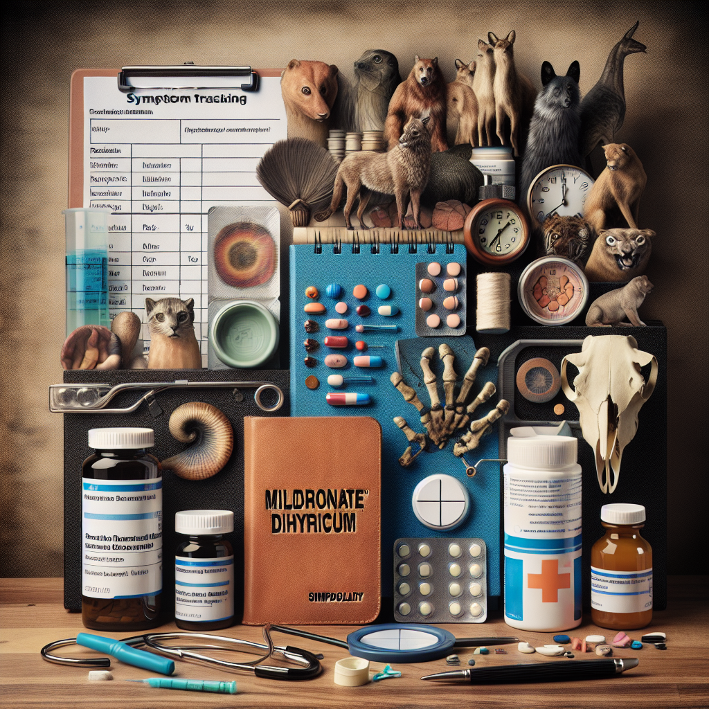 Mildronate Dihydricume y diario de síntomas: plantilla mental
