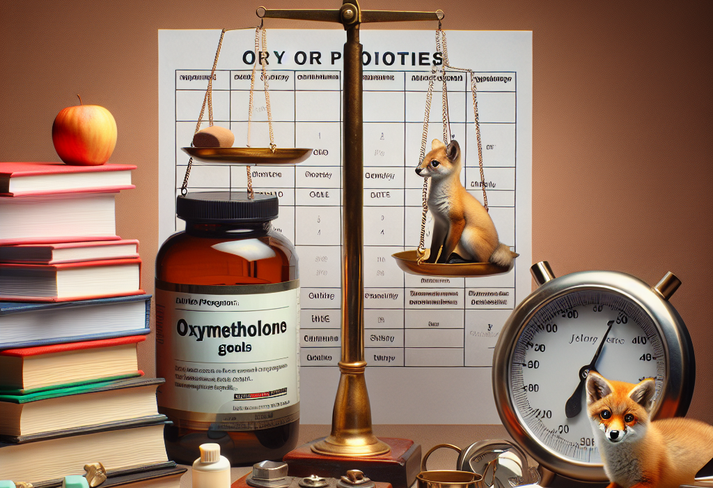 Oximetolona y objetivos: cómo elegir prioridades